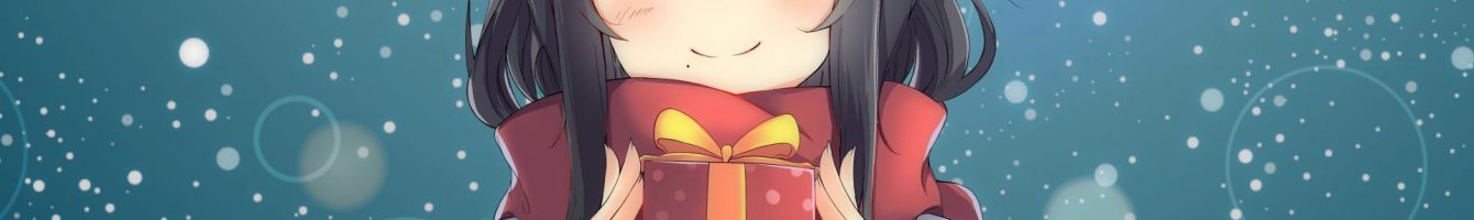 natale regalo otaku anime girl
